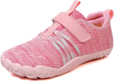 MIFAWA дитячі шкарпетки-кросівки для хлопчиків та дівчаток з широкою передньою частиною та дизайном Zero-Drop. Аквашузи, плавки, ідеальні для купання, пляжу або басейну. Розміри 26-37 (36 EU, Рожевий)