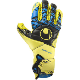 Воротарські рукавички Uhlsport Speed Up Supergrip Finger Surround чоловічі, розмір 9, легкі, флуоресцентно-жовті/чорні