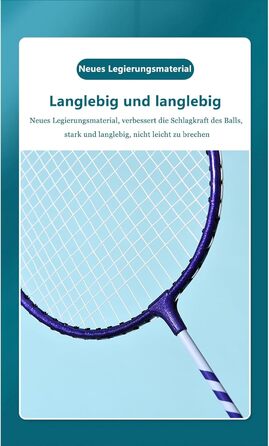 Набір для бадмінтону Carbon Profi: 2 ракетки, сітка, м'ячики, сумка. Підходить для початківців