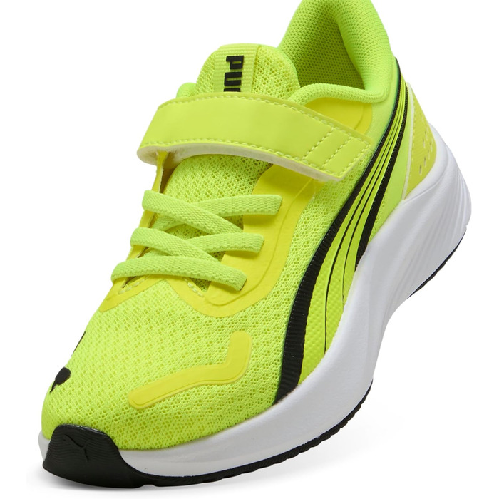 Дитячі кросівки PUMA Pounce Lite Ac+ PS, 28 EU, жовтого та чорного кольорів