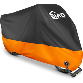 Водонепроникний чохол для мотоцикла LIHAO, зимовий, 245x105x125 см, оранжевий