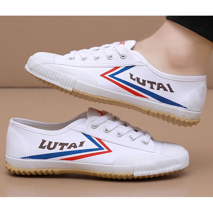 Чоловічі тапочки для бойових мистецтв Kung Fu, легкі, традиційні, з антиковзким покриттям, модель Qigong, білі (42 EU)