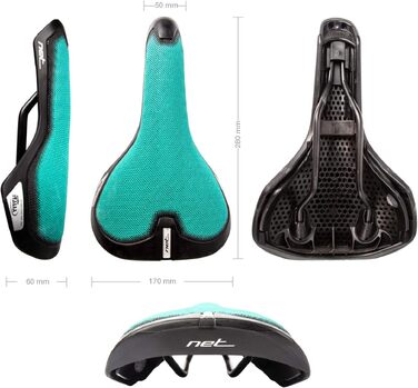 Сідло велосипедне Selle Italia Net Green Liberty для міста, трекінгу та електровелосипеда