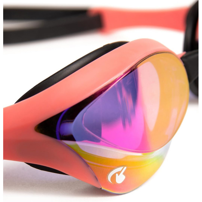 Окуляри для плавання ARENA Cobra Ultra Swipe, дзеркальні, антивідблискові, унісекс, полікарбонат, фіолетово-коралові