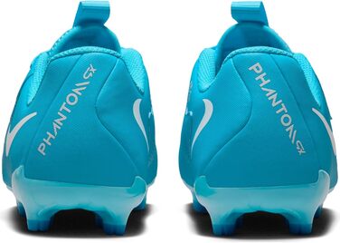 Дитячі футбольні бутси Nike Phantom Gx II Academy Fg/Mg, Blue Fury/White, розмір 37.5