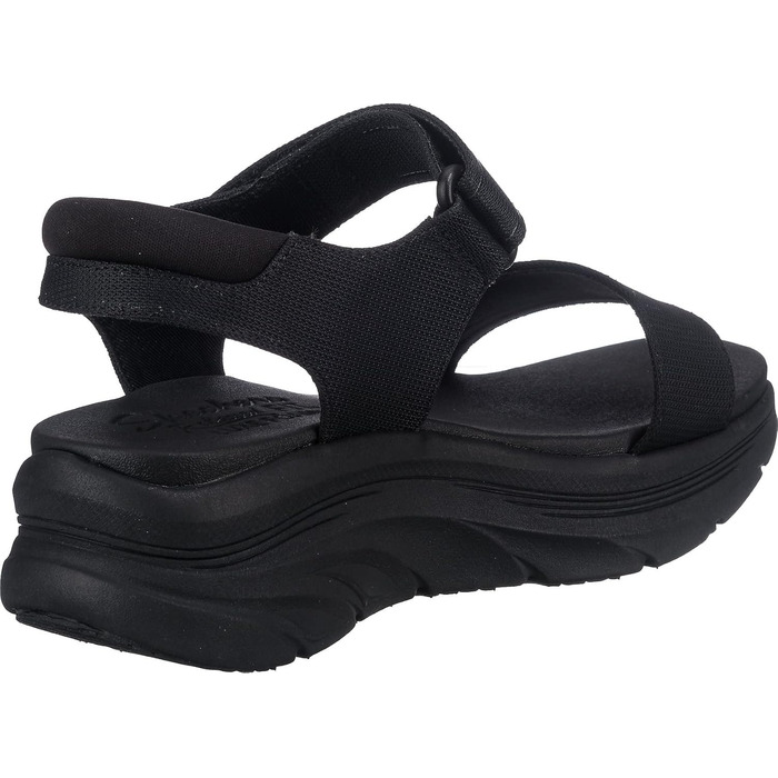 Скечерс D'Lux Walker New Block: жіночі сандалії на платформі, чорні, розмір 39 EU