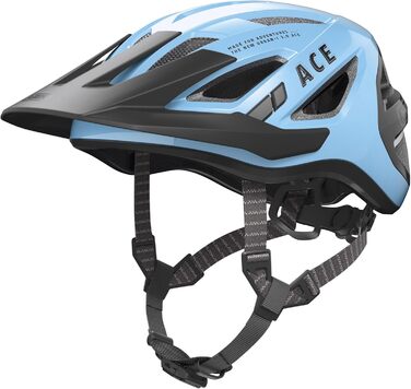 Велосипедний шолом ABUS Urban-I 3.0 ACE з LED підсвіткою, магнітною застібкою та подовженим козирком для жінок і чоловіків