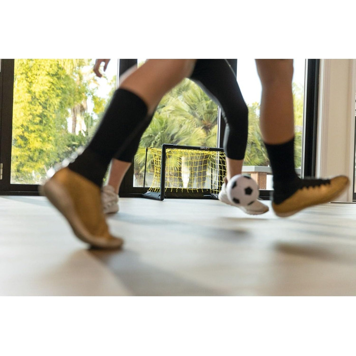 SKLZ Pro Mini-Tor: міні-ворота для футболу, м'який м'яч 12.7 см, легка збірка, білий/жовтий колір