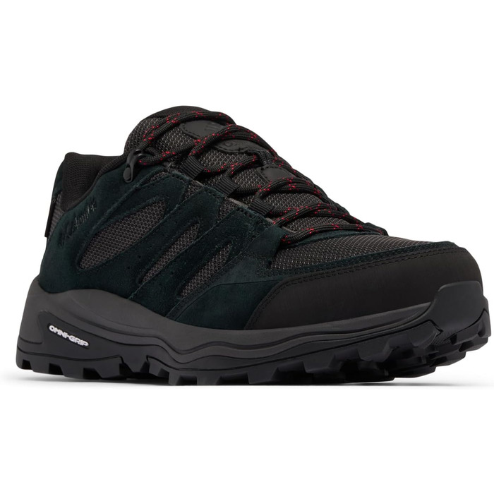 Чоловічі трекінгові черевики Columbia Redmond™ IV Low Waterproof Mid Rise, 49 EU, Black Mountain Red