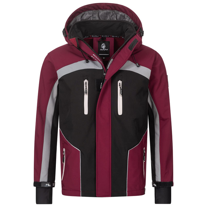Чоловіча куртка Softshell Rock Creek Outdoor H-311, виночервона, розмір L