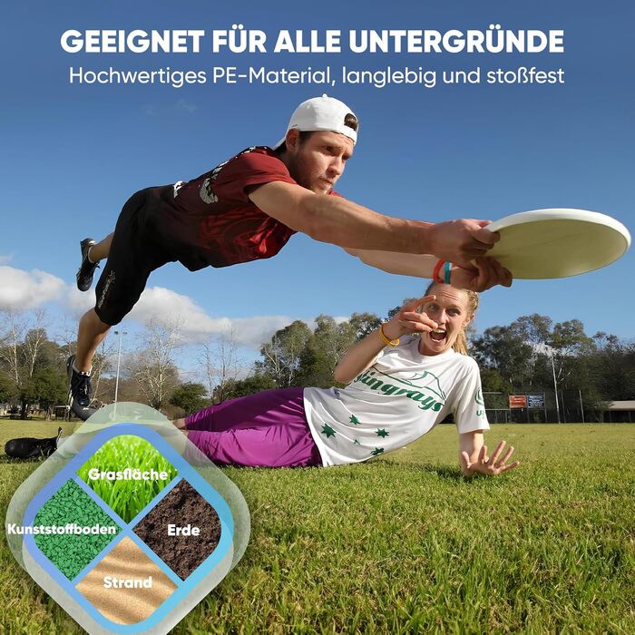 Фрісбі Eurodisc Ultimate Profi 175г - професійний спортивний диск для тренувань та змагань, екологічний, дальність польоту понад 100м