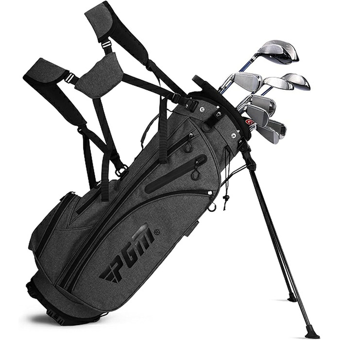 Набір гольф-клубу PGM для чоловіків – 9/12 штук, драйвер Titan #1, міцні залізи, прощальний паттер, для правшів та лівшів, 12 гольф-клубу з графітовим сердечником