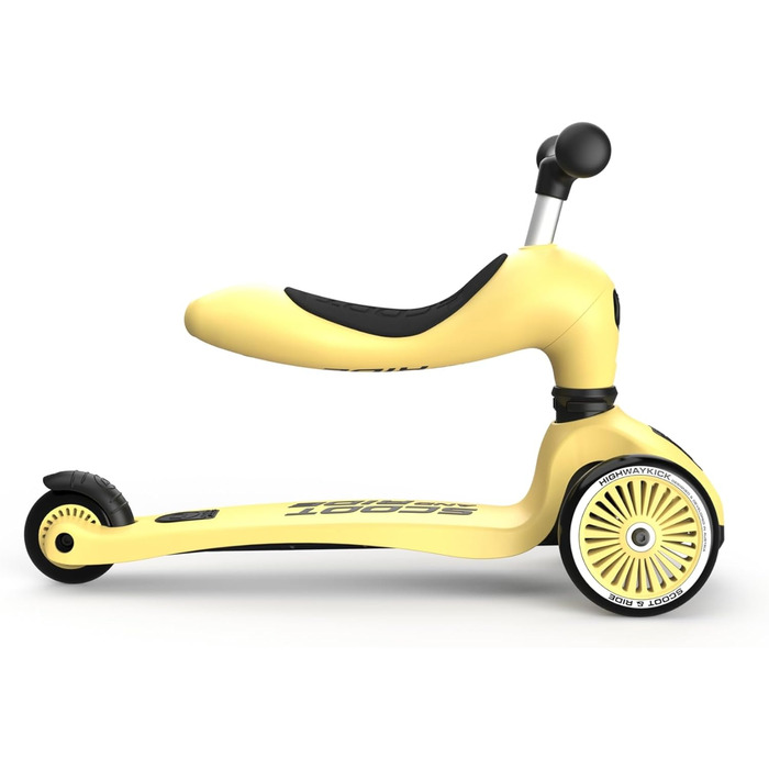 Kickboard Highway Kick 1 Scoot & Ride 2-в-1 з сидінням (жовтий)