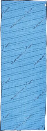 PEARL Sports Yogatuch: Рушник для йоги 2-в-1 з мікрофібри та підкладкою (для килимка для гімнастики, блакитний)