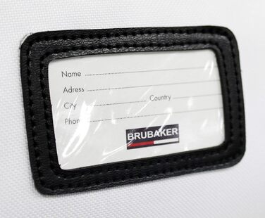 Чохол для лиж BRUBAKER Carver Pro Grenoble, 170 см, біло-золотий, посилений, для 1 пари лиж і палиць