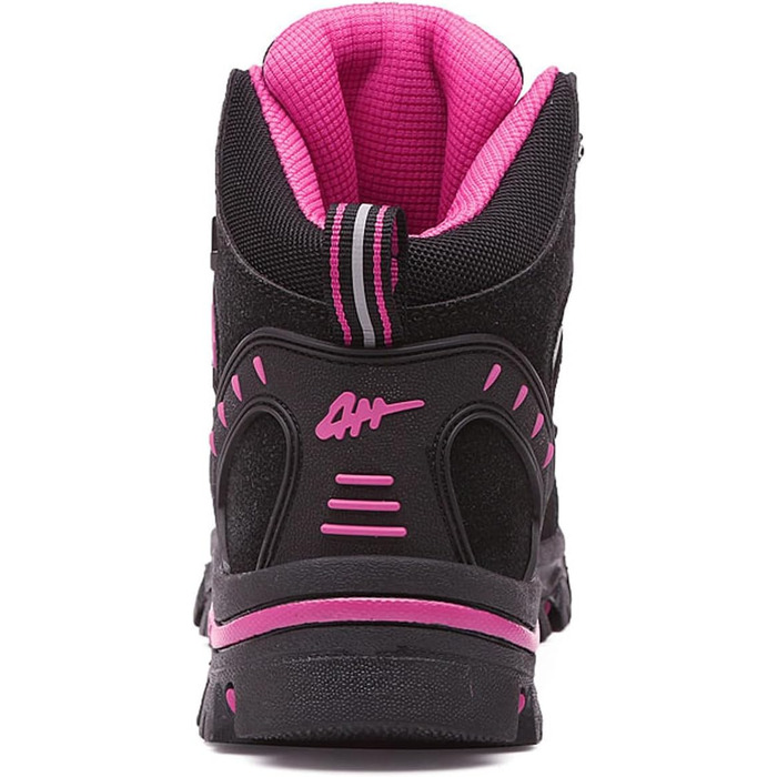 Трекінгові черевики для туризму: жіночі та чоловічі, зручні, легкі, з неслизькою підошвою, розміри 36-45 EU, кольори чорний та рожевий