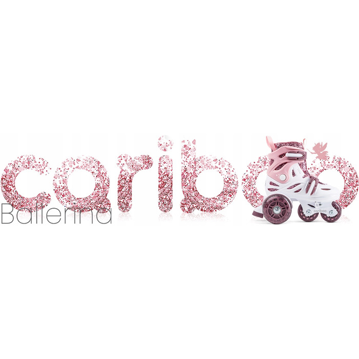Дитячі ролики Cariboo Ballerina з двома режимами навчання, розмір XS (26-30)