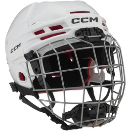 Дитячий хокейний шолом CCM Tacks 70 Combo білий