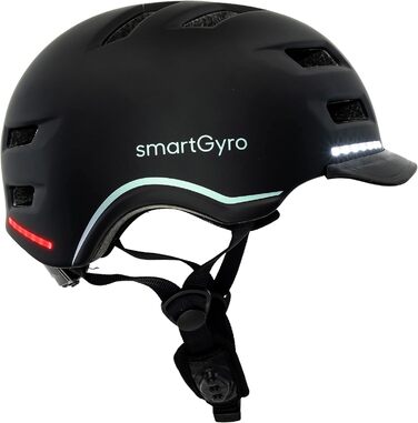 Смарт-шолом SMARTGYRO PRO чорний L, захисний шолом для спорту