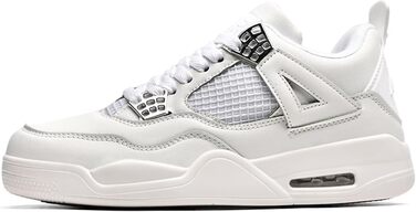 Кросівки Marbury Air 4 Retro - чоловічі та жіночі, для скейтбордингу, бігу, ходьби, баскетболу, спорту, з повітряною подушкою, білі та сірі (37 EU, 3 шт.)