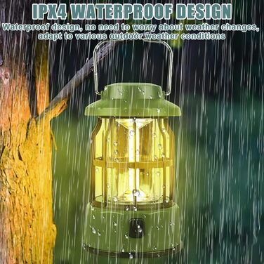 LED кемпінговий ліхтар 2 шт. - портативний, регульований, 3 режими, водонепроникний (IPX4), для риболовлі, туризму, надзвичайних ситуацій