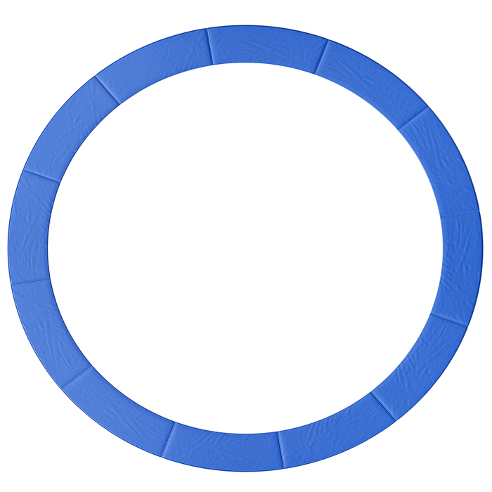 Захисний бортик для батута, діаметром 366 см, міцний, стійкий до УФ-випромінювання, водонепроникний. Захист пружин, аксесуари для батута, сітка безпеки, запасні частини для садових батутів, блакитний.