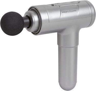 Масажний пістолет ProfiCare PC-MP 3087, 3 режими, 4 насадки, 2800 імпульсів/хв, LED, акумулятор 4 год