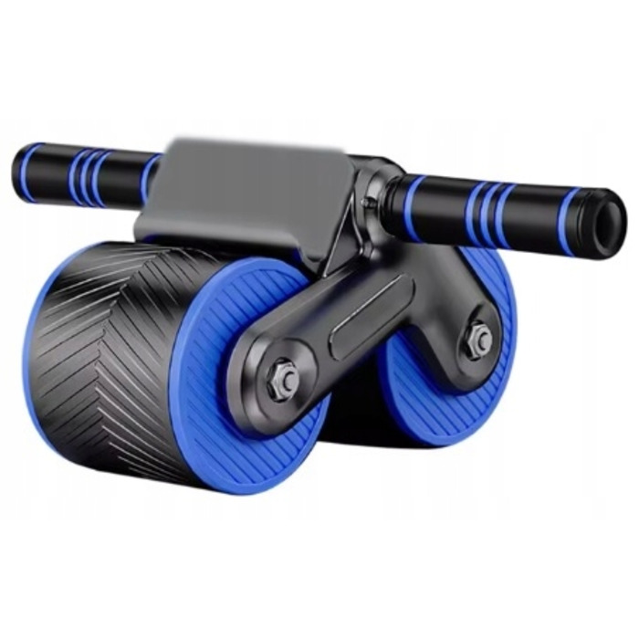 Ролик для преса AB Roller — тренажер для м'язів живота з функцією відскоку та килимком