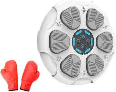 Електронна музична бокс-машина kowaku з LED-підсвіткою, Bluetooth, 9 режимами швидкості та рукавичками для дорослих і дітей, настінна