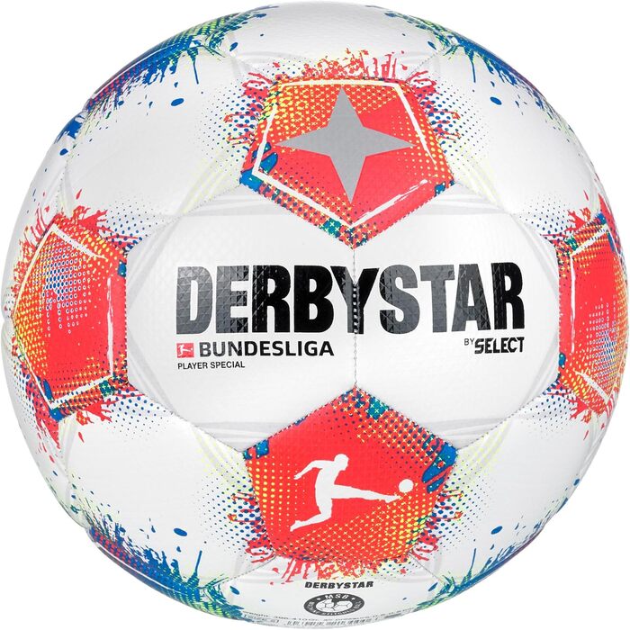 М'яч Derbystar Bundesliga Player Special v25, розмір 5, для гри та тренувань, дизайн офіційного м'яча Бундесліги 2025/2026