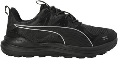 Кросівки для бігу PUMA Reflect Lite Trail PTX, унісекс, 37.5 EU, чорний/срібний/темно-сірий