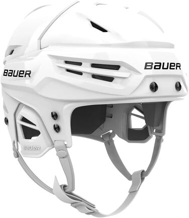 Шолом Bauer Re-Akt 55 для хокею та роликового хокею, без решітки, розмір L, білий, для дорослих