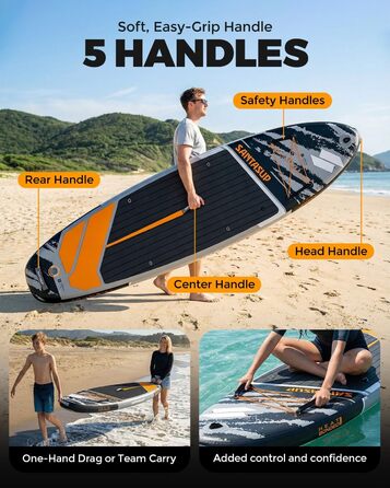SUP дошка надувна Stand Up Paddle Board 320/335 см з комплектом аксесуарів: весло, насос, рюкзак, ліш, гермосумка, для дорослих