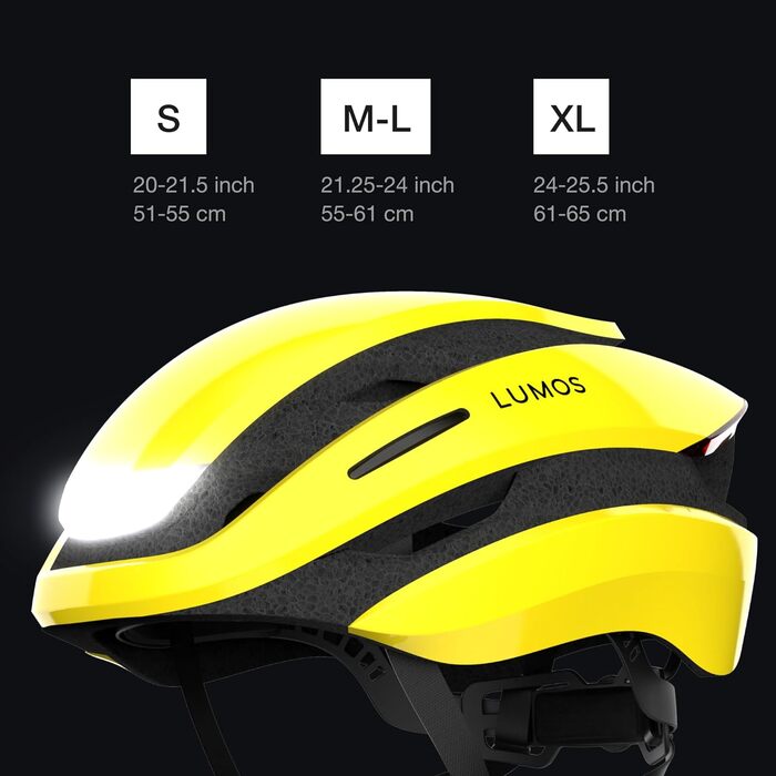 Розумний велосипедний шолом Lumos Ultra з LED-підсвіткою, поворотниками, стоп-сигналом, Bluetooth, для дорослих