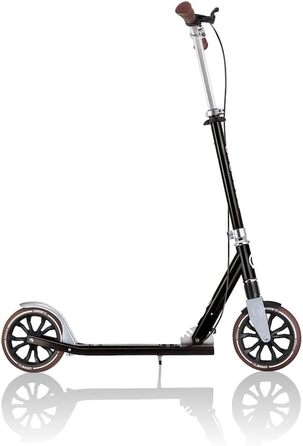 Самокат GLOBBER NL 205 Deluxe, 205 мм, ABEC 7, ручне гальмо, регульований, амортизація, складаний, чорний