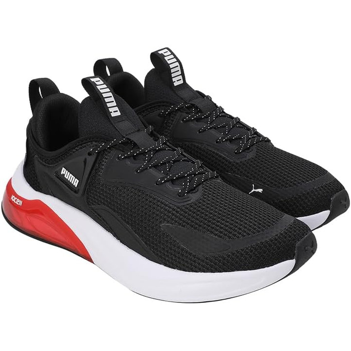 Кросівки для бігу PUMA Cell ThrillRoad - унісекс, 45 EU, чорний/червоний