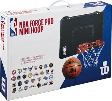 Міні-баскетбольне кільце Wilson NBA для дорослих, чорне, універсальний розмір