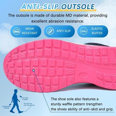 Жіночі кросівки для бігу та фітнесу. Зручні, дихаючі, з амортизацією. Чорно-білі, блакитно-червоні (42 EU)