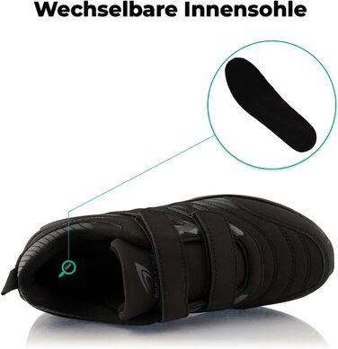 Кросівки для бігу жіночі та чоловічі з амортизацією, спортивні, легкі, чорні, 45 EU