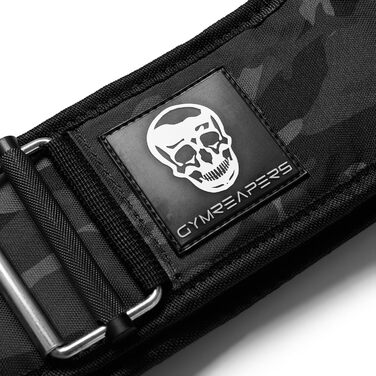 Пояс для важкої атлетики Gymreapers, 4-дюймовий неопрений, з металевою пряжкою, для бодібілдингу, пауерліфтингу, кроссфіту, регульована олімпійська підтримка спини