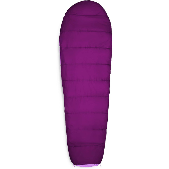 Спальний мішок Where Tomorrow Mumienschlafsack Violett 230x80 см - фіолетовий, для кемпінгу, теплий