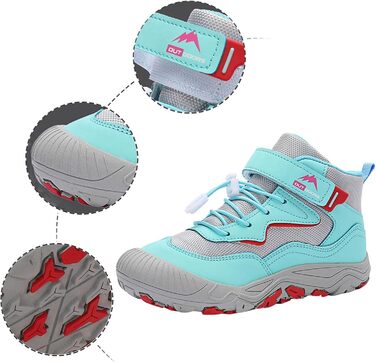 Дитячі трекінгові черевики Wanderschuhe: водонепроникні, зручні, для активного відпочинку (30 EU, небесно-блакитний)