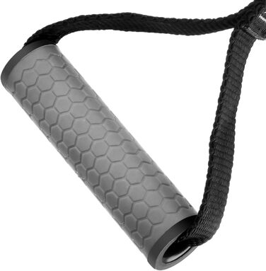 Набір для фітнесу KYLIN SPORT: гумки, ручки, карабіни, стяжки для тренажерів (сірий)