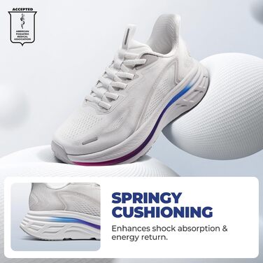Жіночі спортивні кросівки ALLSWIFIT Slip-On: зручне взуття для фітнесу, тенісу та тренувань, білі, розмір 39 EU