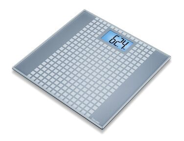 Ваги скляні Beurer GS 206 Squares, сірі, електронні