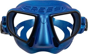 Маска для фрідайвінгу Cressi Atom UNI Blue Metal/Black - професійна маска для підводного полювання