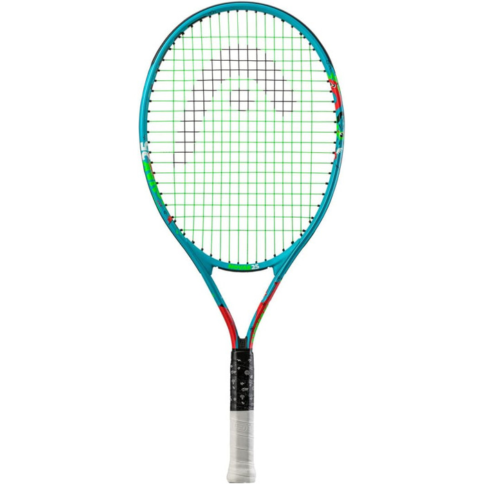 Дитяча тенісна ракетка Head Novak 25, синя, для дітей 8-10 років, розмір ручки 0.5