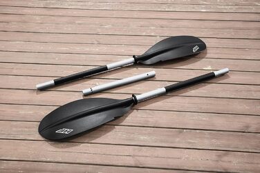 Надувний каяк Bestway Hydro-Force Cove Champion X2, 331x88x45 см, комплект з веслами і насосом