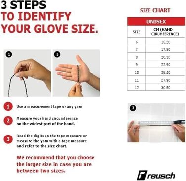 Воротарські рукавички Reusch Pure Contact Fusion, унісекс, розмір 8