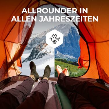 Isomatte самонадувна The Future Air Bender Comfort, 5 см, сіра, для кемпінгу та відпочинку на природі